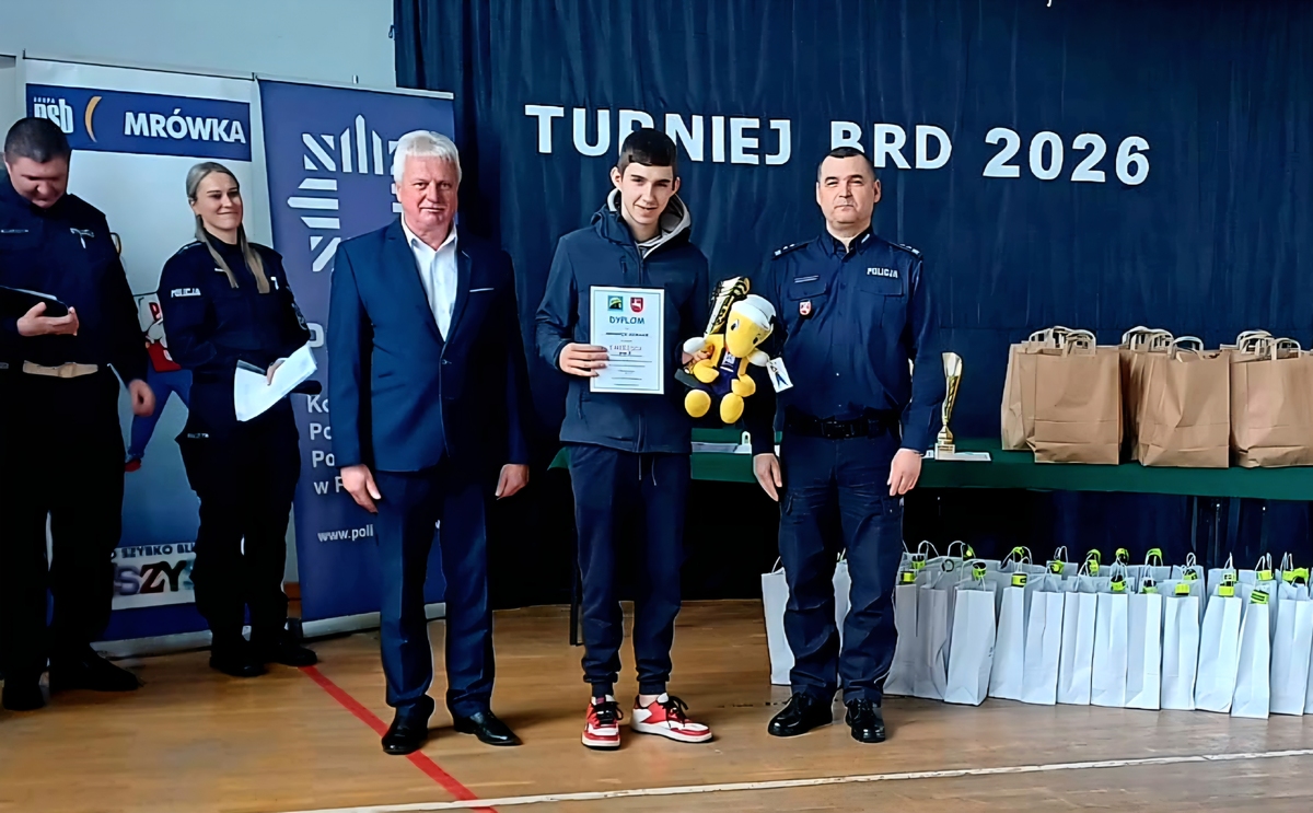 uczeń pierwszego miejsca grupy starszej