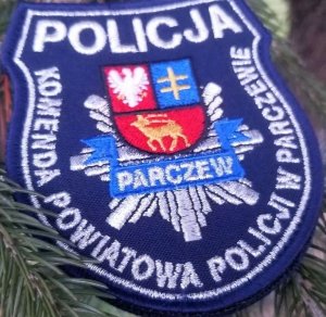 naszywka komendy powiatowej policji w parczewie