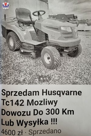 oferta sprzedaży kosiarki