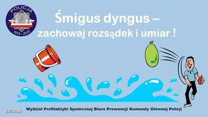 plakat plakat dotyczący tradycji lanego poniedziałku