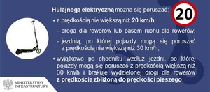 przepisy dotyczące korzystania z hulajnóg elektrycznych