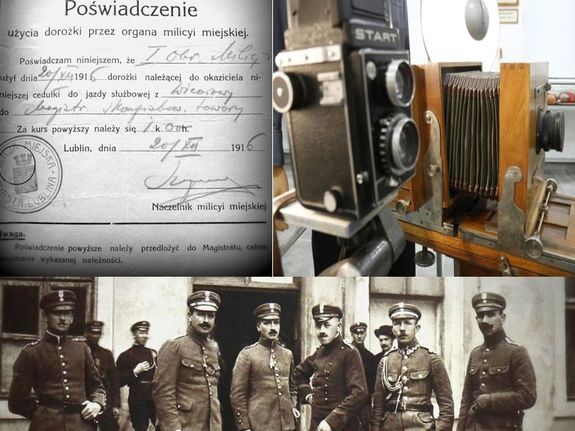 historyczne wyposażenie policyjne