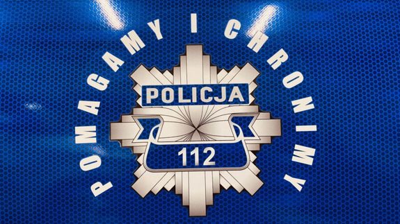 gwiazda z napisem pomagamy i chronimy na niebieskim tle