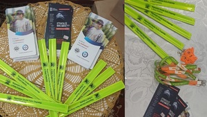 ulotki oraz opaski odblaskowe