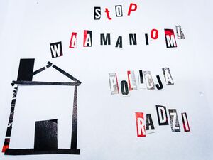 zarys graficzny domu na białym tle