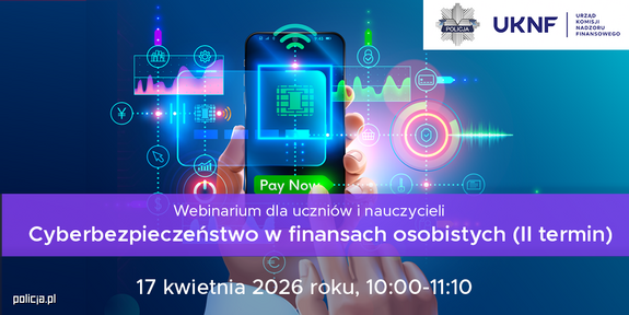 plakat dotyczący cyberśwoiata telefon z ikonami aplikacji na niebieskim tle