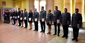policjanci w pododdziale
