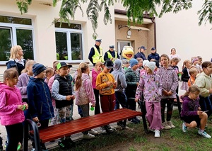 grupa uczniów