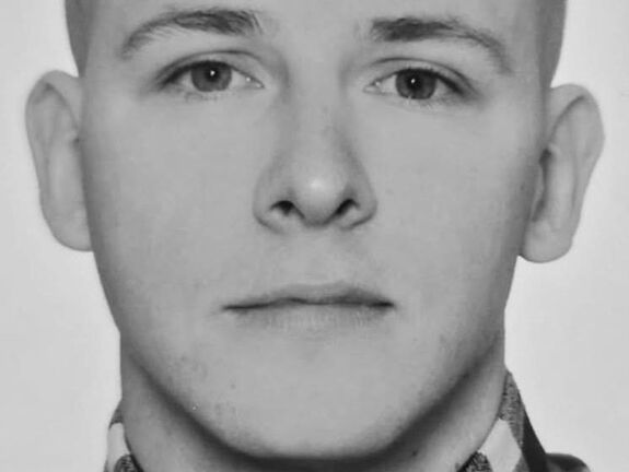 portret zmarłego policjanta