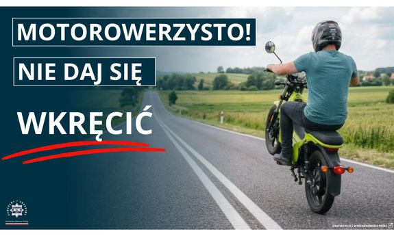 mężczyzna na motorowerze