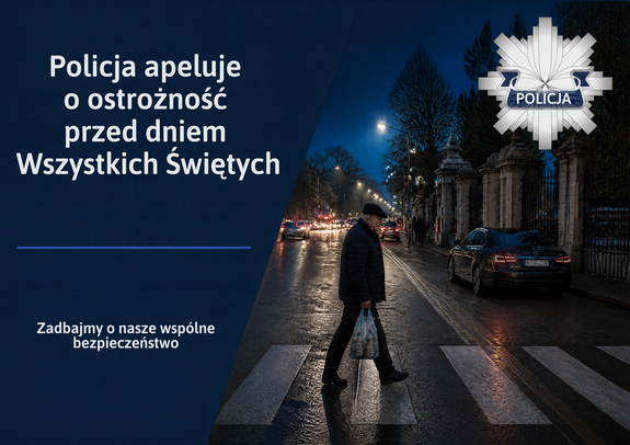 pieszy przechodzący w porze nocnej przez przejście dla pieszych